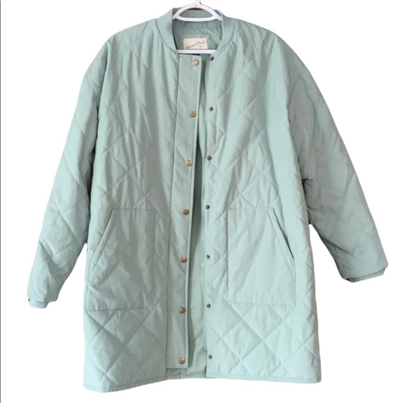 Universal Thread Coat in Mint Green NWOT size Small but oversized, 100 cotton - Picture 3 of 4
